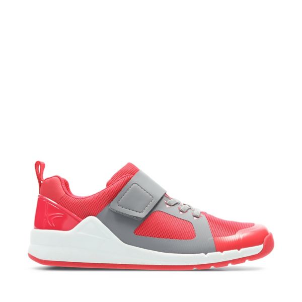 Clarks Girls Orbit Race Trainers Pink | USA-8395104